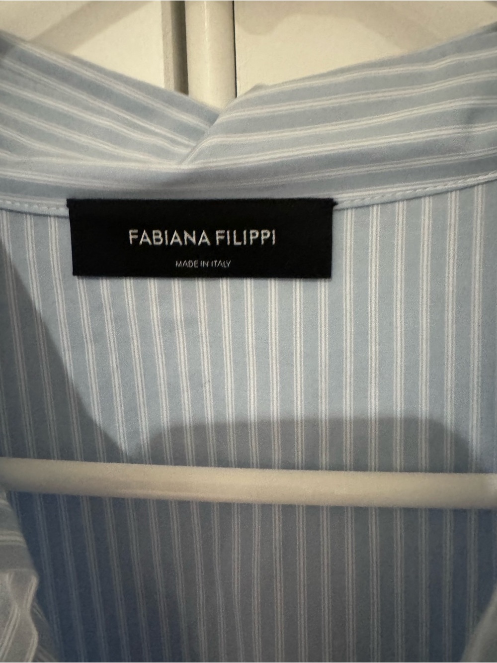 Fabiana Filippi stripe cotton shirt dress size 8 - Picture 2 of 4